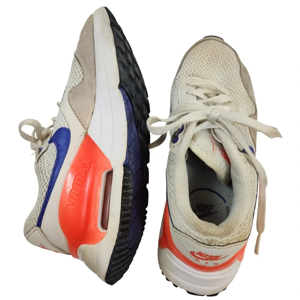 Nike‎ Air Max 97 White Orange Blue Women's Athletic Shoes Size 7 Casual Sneaker